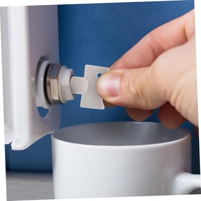 Radiatorsleutel Ontluchtingssleutel - Ontluchtingsgereedschap - Radiator Onderhoud - Vierkant Ontwerp - 2.1 x 1.8 cm - Wit