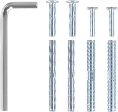 Bevestigingsschroeven - Reparatieschroeven Set - Krabpaal Herstellen - Inclusief Inbussleutel - M8 en M10 - Metaal