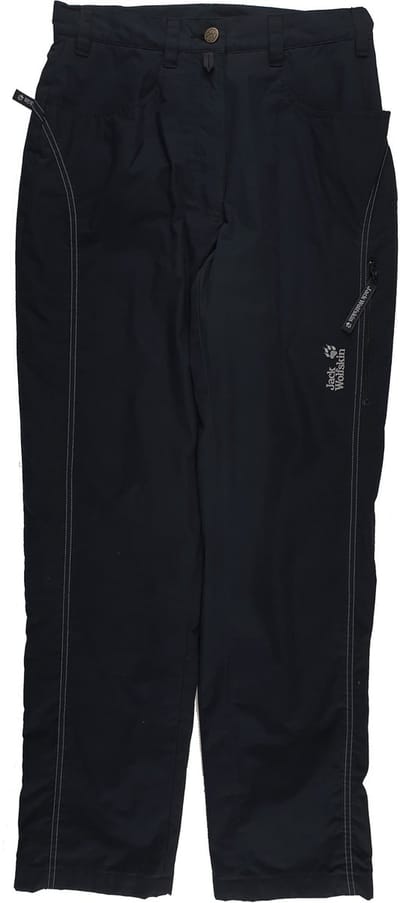 Jack Wolfskin Dames Rainforest Gevoerde Broek Zwart Maat 38