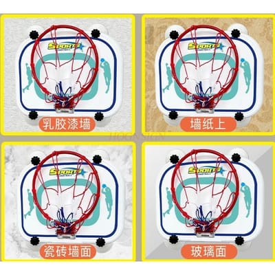 Schieten Volwassen Basketbalrek Wandmontage Kinderen Basketbalmand Dunk Ophangen Huis Binnen Gatenloos Basketbalframe