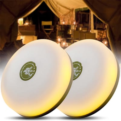 2-pack Kampeerlamp, 4-in-1 lichtsnoer, 10 m draagbare buitenverlichting met meerdere lichtstanden, tentlamp, Noodverlichting, festivaldecoratieverlichting, voor kamperen, binnenplaats, feest, USB, warm wit licht