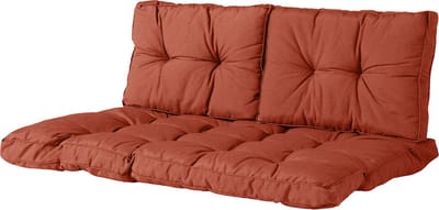 Madison - Palletkussen - Tuinkussen - Zitkussen - Rugkussen - 3-delig - 120cm x 80cm - Florance Terra