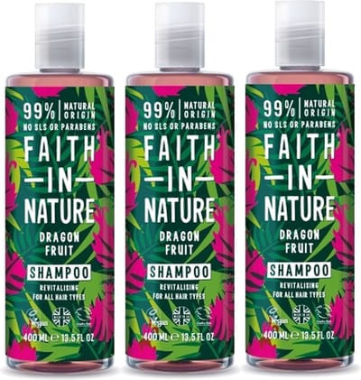 FAITH IN NATURE - Shampoo Dragon Fruit - 3 Pak