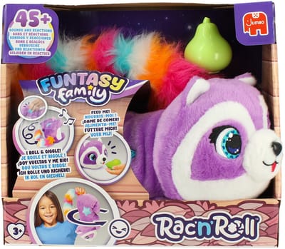 Funtasy Family - Rac'n'Roll - Interactieve knuffel - 45+ geluiden en reacties - vanaf 3 jaar