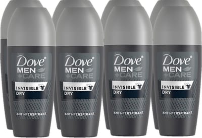 Dove Men - Deo Roller Invisible Dry - 8 x 50 ml