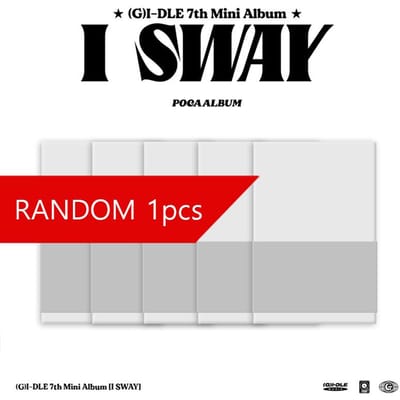 (G)I-dle - 7e mini-album I SWAY (POCA) RANDOM 1PCS black