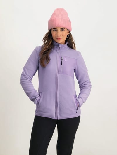 Poederbaas Four Seasons Fleece Vest - Dames - Lila - Maat M