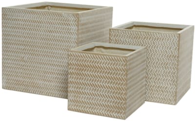 Alex planter fibreclay sand Set a 3