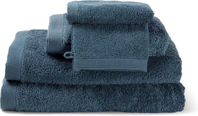 Casilin Handdoeken Set - Como - 2 douchelakens (70x140cm) + 1 handdoek (50 x 100cm) + 2 washandjes - Ocean - Blauw