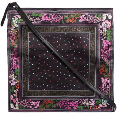 Ted Baker schoudertas Sateeyn Satin Scarf Crossbody Bag Pink kleurrijke