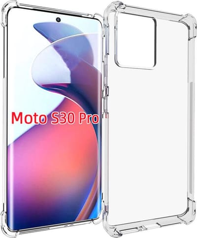 MobyDefend Hoesje - Geschikt voor Motorola Edge 30 Fusion - Transparante Shockproof TPU Backcover - Verstevigde Hoeken - Volledig Doorzichtig