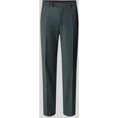 Pantalon met vouw en steekzakken