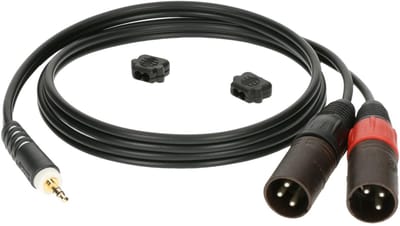 Klotz Adapterkabel, 2x XLR-m/3,5sym 2 m, AY9-0200, Minijack - Insert kabel