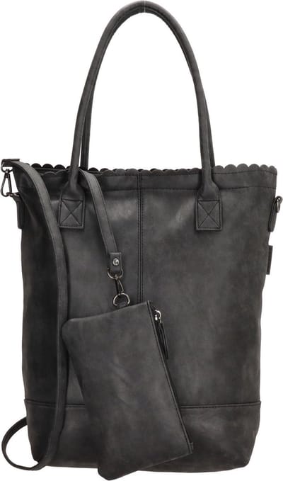 Beagles Ceclavin Shopper Hand & Schoudertas met Etui - Tote Bag - Zwart
