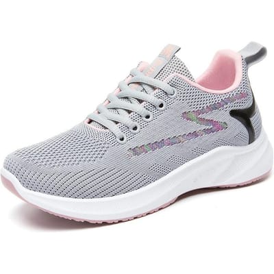 Sneaker Student Trendy Casual Zachte Zool Pumps Koreaanse Stijl Ademend Wandelen Mesh Oppervlak Schoenen Damesschoenen 41 white