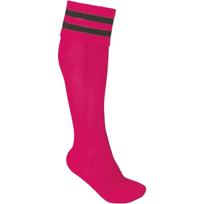 PROACT® Sportsokken Met Contraststrepen PA015 - Sporty Pink / Dark Grey - 35/38 EU