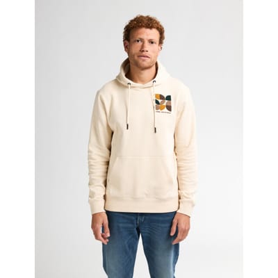 Petrol Industries - Heren Backprint Hoodie Sparta - Geel - Maat XL