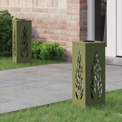vidaXL Solar LED Pad Licht 2 st Warmwit 18 x 18 x 50 cm