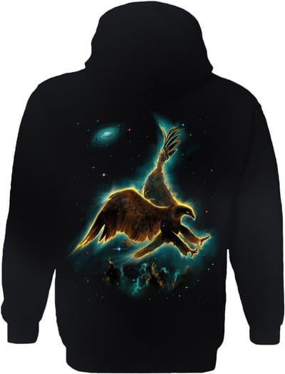 Adelaar Heelal Ruimte Eagle Galaxy The Coloured House Hoodie S