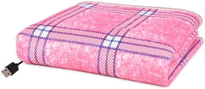 Elektrische Deken - Verwarmde Deken - Warme Winter - Draagbaar Ontwerp - 125x65cm - Roze