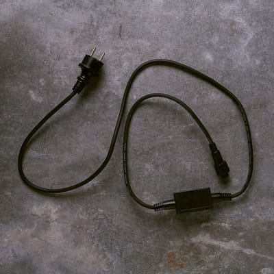 230V Stroomkabel en Stekker voor Buitenverlichting met 1,5m Kabel