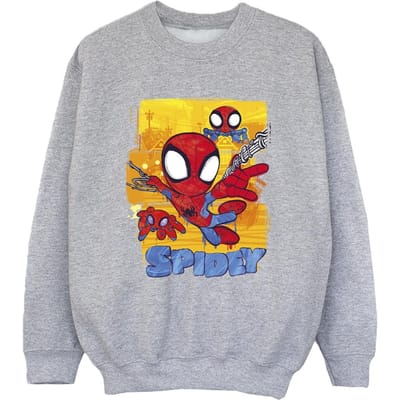 Marvel Jongens Spidey En Zijn Verbazingwekkende Vrienden Vliegend Sweatshirt (Sportgrijs)
