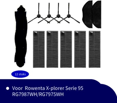 Replacements® onderdelen set geschikt voor Rowenta X-Plorer 95-Series - 12-delig