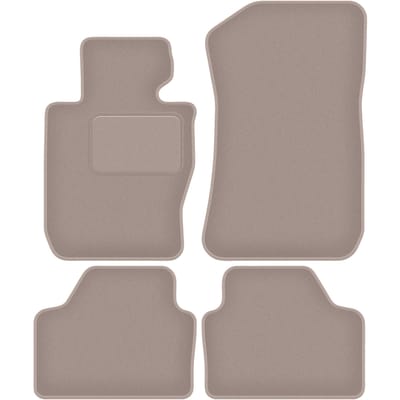 Beige velours vloermatten voor: BMW X1 E84 xDrive 0 (2004-2011)