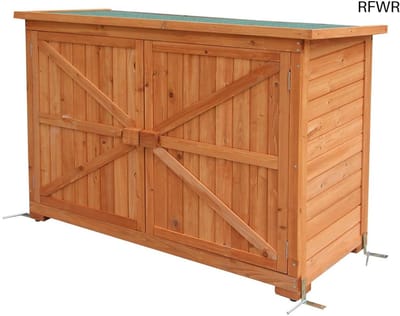 RFWR® Tuinkast 1280 cm - Multifunctionele Gereedschapskast voor Tuin en Terras
