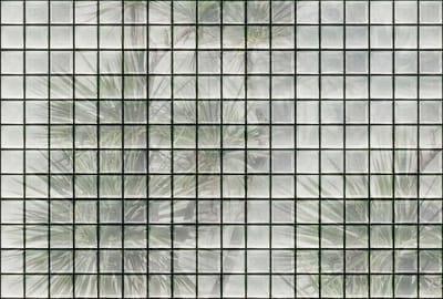 Fotobehang greenhouse1 DD122072 Livingwalls Walls by Patel 3 Groen Wit Vlies 270 x 400 cm (4 delen) 3D Fotobehang op maat