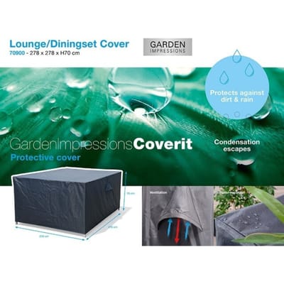 Garden Impressions Coverit lounge-diningset hoes 278x278xh70 cm