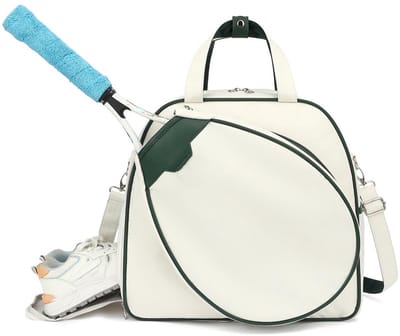 Dailygoods- Tennisracket Tas Waterbestendig - Sporttas met Schoencompartiment - Geïsoleerde Bekerhouder - Ruime Opbergcapaciteit - Unisex Ontwerp - Neopreen Materiaal