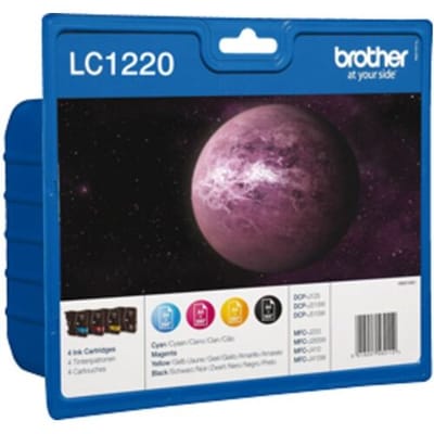 Brother Inktcartridge LC-1220VALBP 4-kleuren Multipack