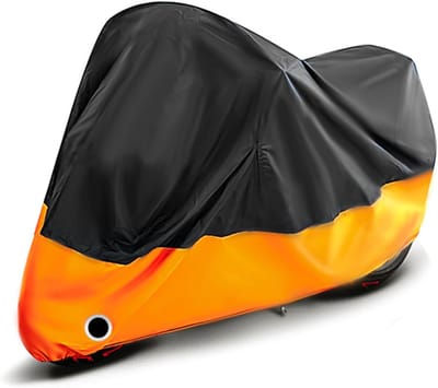 fietshoes- Motorfietshoes - All Seasons Waterdicht - Buiten - Buitenfietshoes met sleutelgatbescherming - Praktische motoraccessoire - Fietshoes - Geschikt voor de meeste elektrische voertuigen (Oranje - 180*70*90)