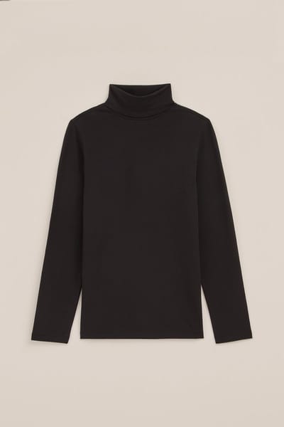 WE Fashion Jongens T-shirt met col van katoenmix