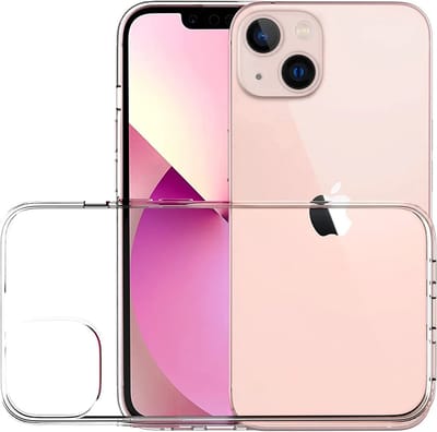 Silicone Hoesje Geschikt voor: iPhone 14 - Soft Silicone - Transparant - ZT Accessoires