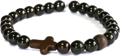 Heaven Eleven Men - Granaat bruin kruis 8mm - 21cm