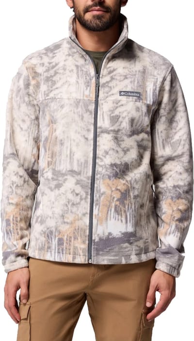 Columbia Steens Mountain heren fleecejas met print 1478231 030 grijs
