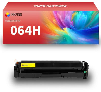 INKFIND 064H tonercartridge Geel compatibel met Canon 064 Geel Canon 064H Geel toner cartridge -1-pack Geel