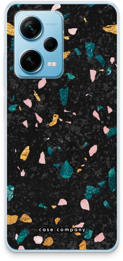 Case Company® - Hoesje geschikt voor Xiaomi Redmi Note 12 Pro Plus hoesje - Terrazzo N°10 - Soft Cover Telefoonhoesje - Bescherming aan alle Kanten en Schermrand