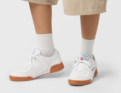 Kinder sneakers van suede Reebok Workout Plus