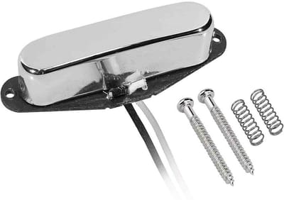 Boston VTE-52-NCH Single Coil Pickup - Alnico 5 staafmagneten, zwarte fiber bobbin, gewaxte Formvar draad