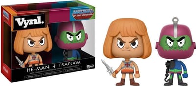 FUNKO Vynl.: Masters of the Universe - He-Man & Trap Jaw Verzamelfiguur Volwassenen en kinderen