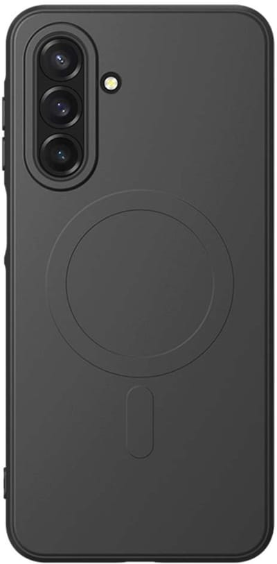 Bigben Connected, Hoesje geschikt voor Galaxy A17 4G / 5G - Flexibel Siliconen Soft Touch Magnetic, Zwart
