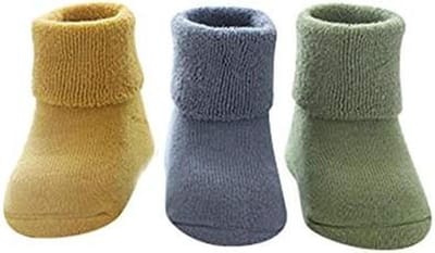 Babysokken Set - Winterslofjes - Warm Voeten - Anti-slip Zolen - 3 Paren - C6