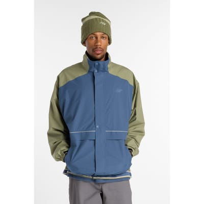 New Balance Numeric Waterproof Jacket Darkoliv Taglia: L | Trench Outlet | Uomo