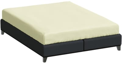 Bella Donna Eenpersoons Hoeslaken Jersey - natuur-0111 90/190-100/220