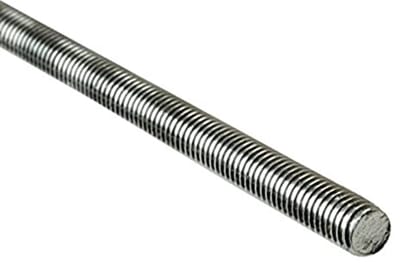 Steun-draadstang M8 x 0,3 m, verzinkt - 2 stuks - wit