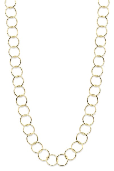 Mori Gold Filté 10,4mm breed collier, Ronde buis, Circel schakels, goud gevuld 1/20