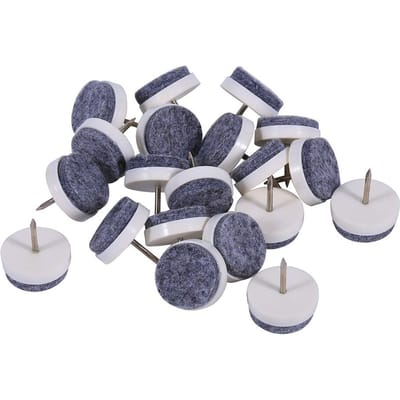 20 Stuks Set 20mm Meubilair Vloer Viltnagel Pad Stoel Tafel Poot Vilt Beschermer Type 2